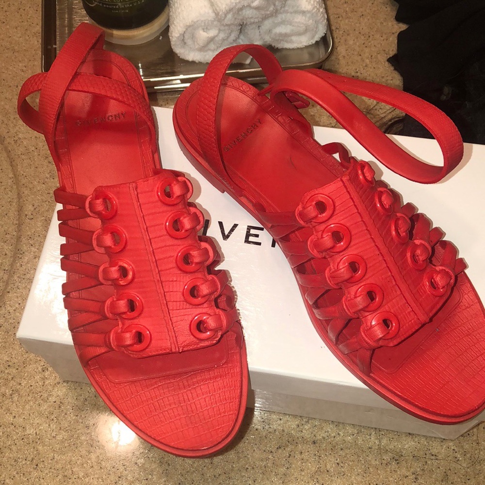 Red Givenchy sandals